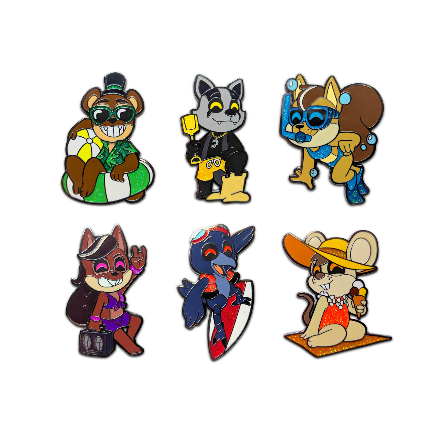 Popgoes Beach Pin-Set