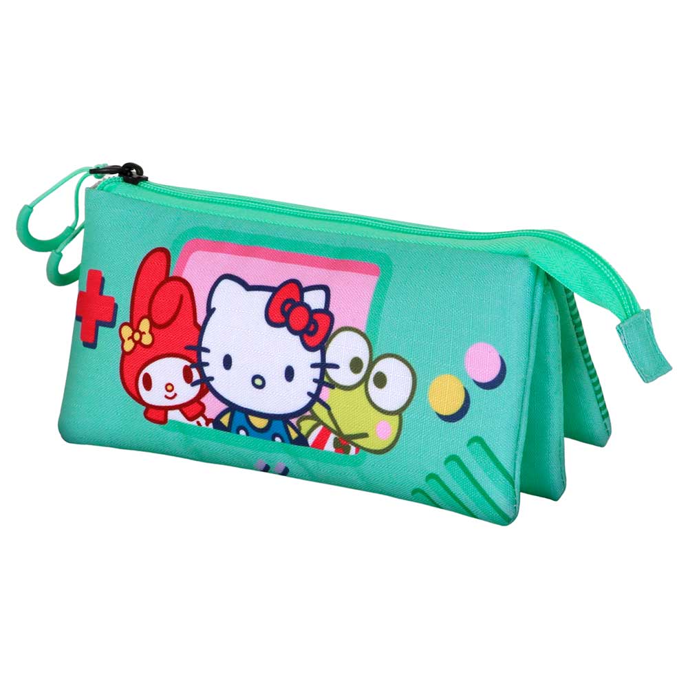 Hello Kitty "Videogame" Triple Pencil Case
