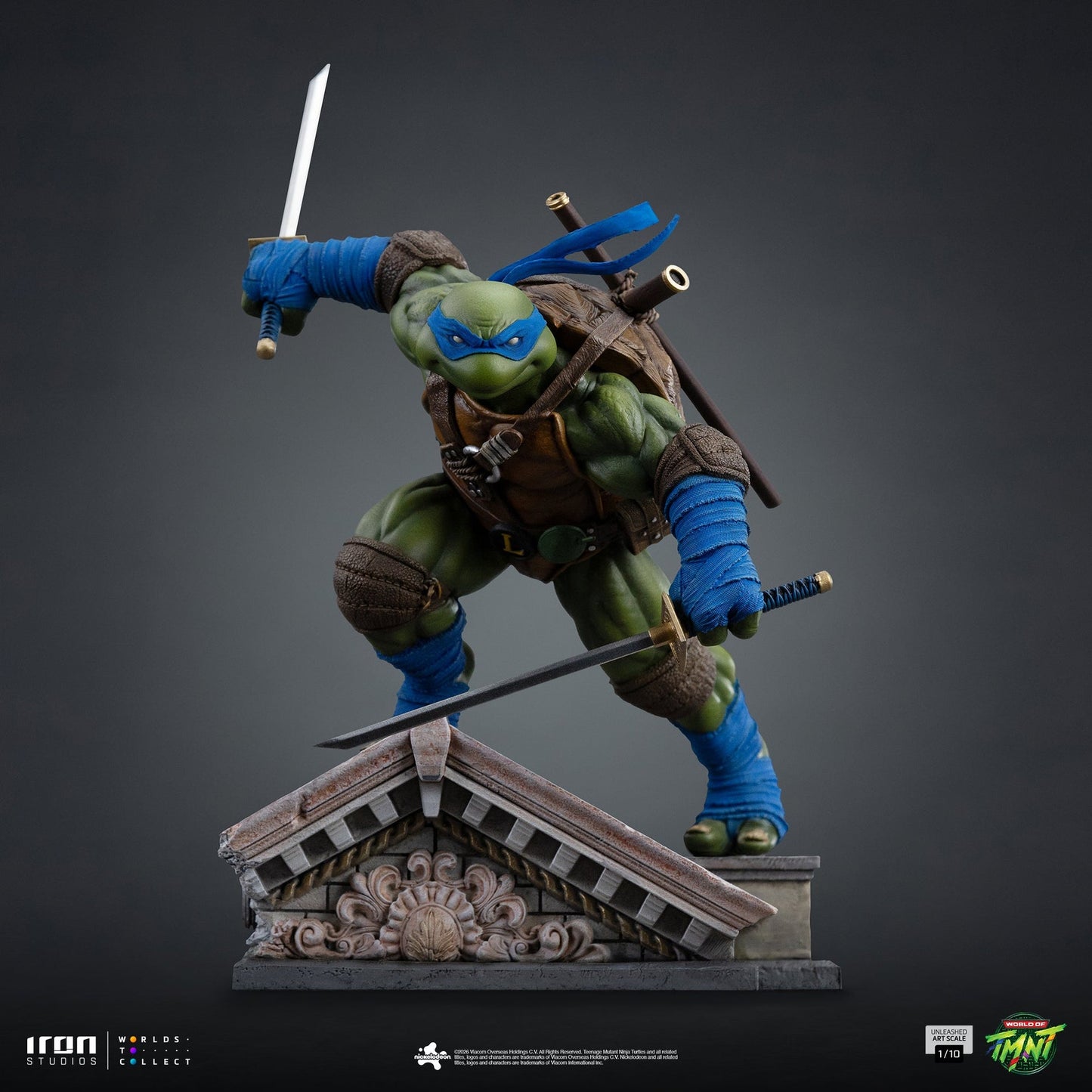 Statue Leonardo entfesselt - Teenage Mutant Ninja Turtles - Art Scale 1/10