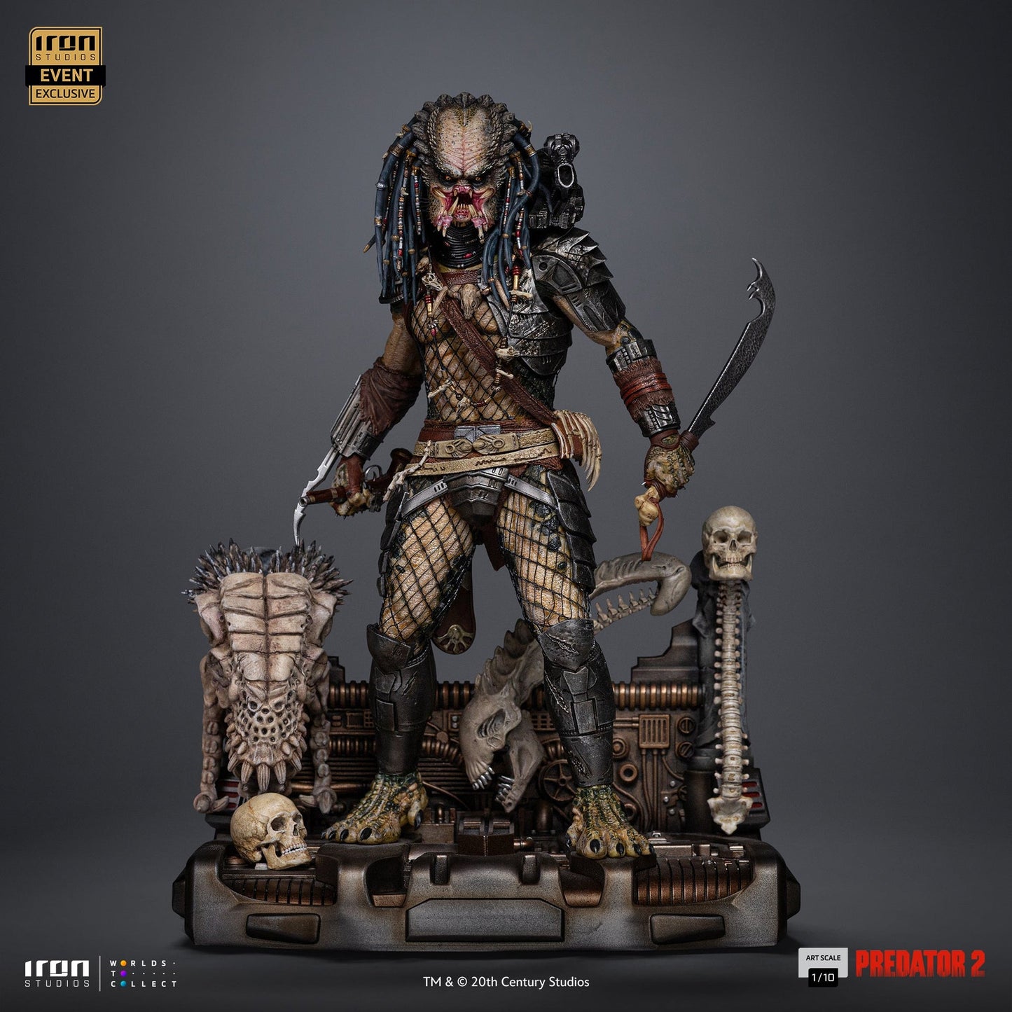Statue Elder Predator (CCXP Event Exclusive 2025) - Predator 2 - Art Scale 1/10