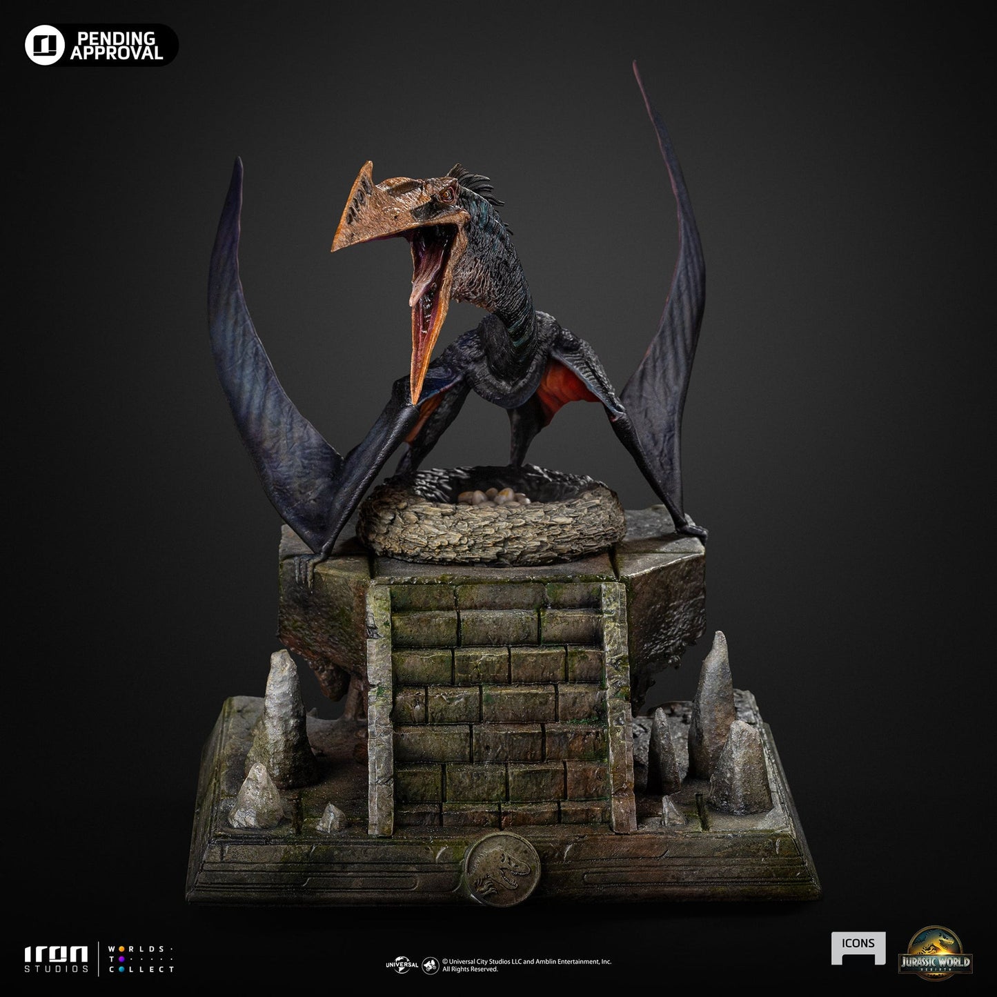 Quetzalcoatlus Statue - Jurassic World: Rebirth - Icons
