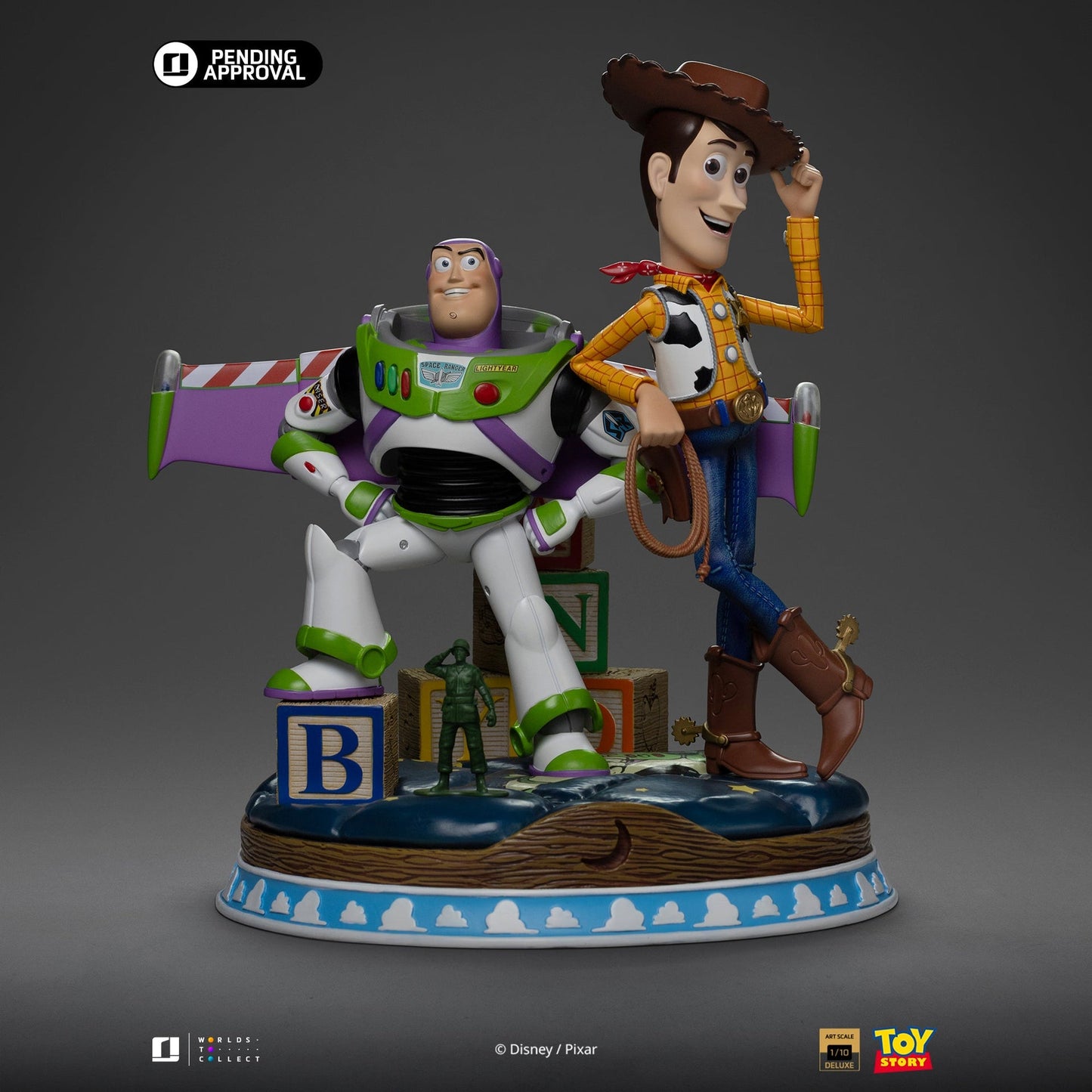 Buzz & Woody Statue - Toy Story - Deluxe Art Scale 1/10 - Disney Classics