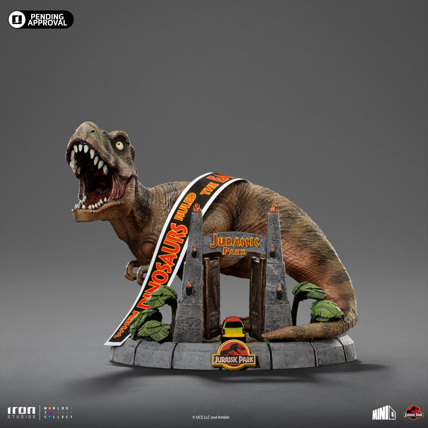 T-Rex Deluxe Figurine - Jurassic Park - Mini Co. - Jurassic World