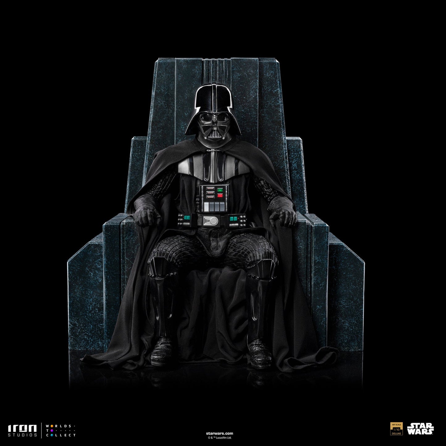 Darth Vader on Throne Statue - Star Wars: Obi-Wan Kenobi Series - Art Scale 1/10