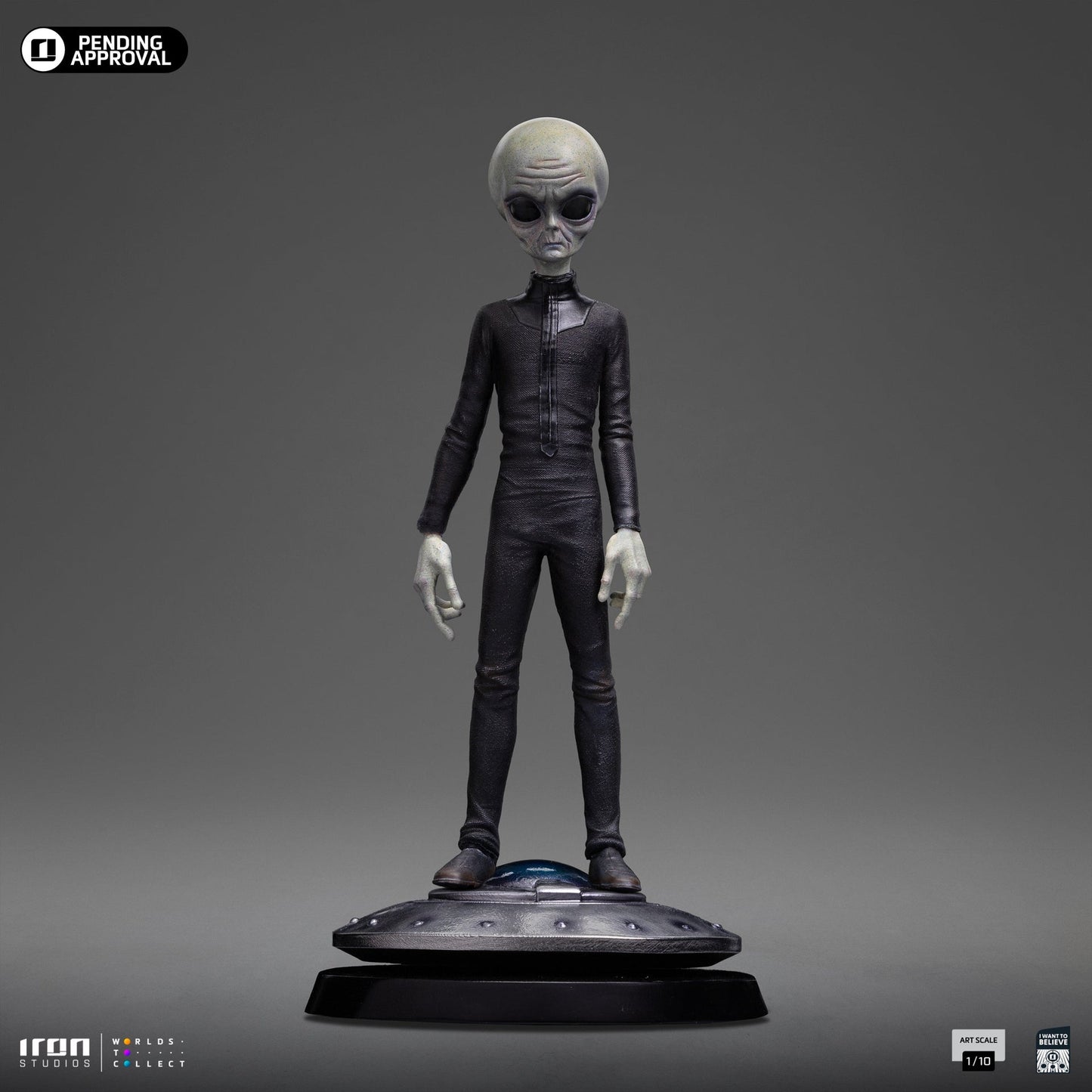 Alien Grey Statue - I Want To Believe - Art Scale 1/10