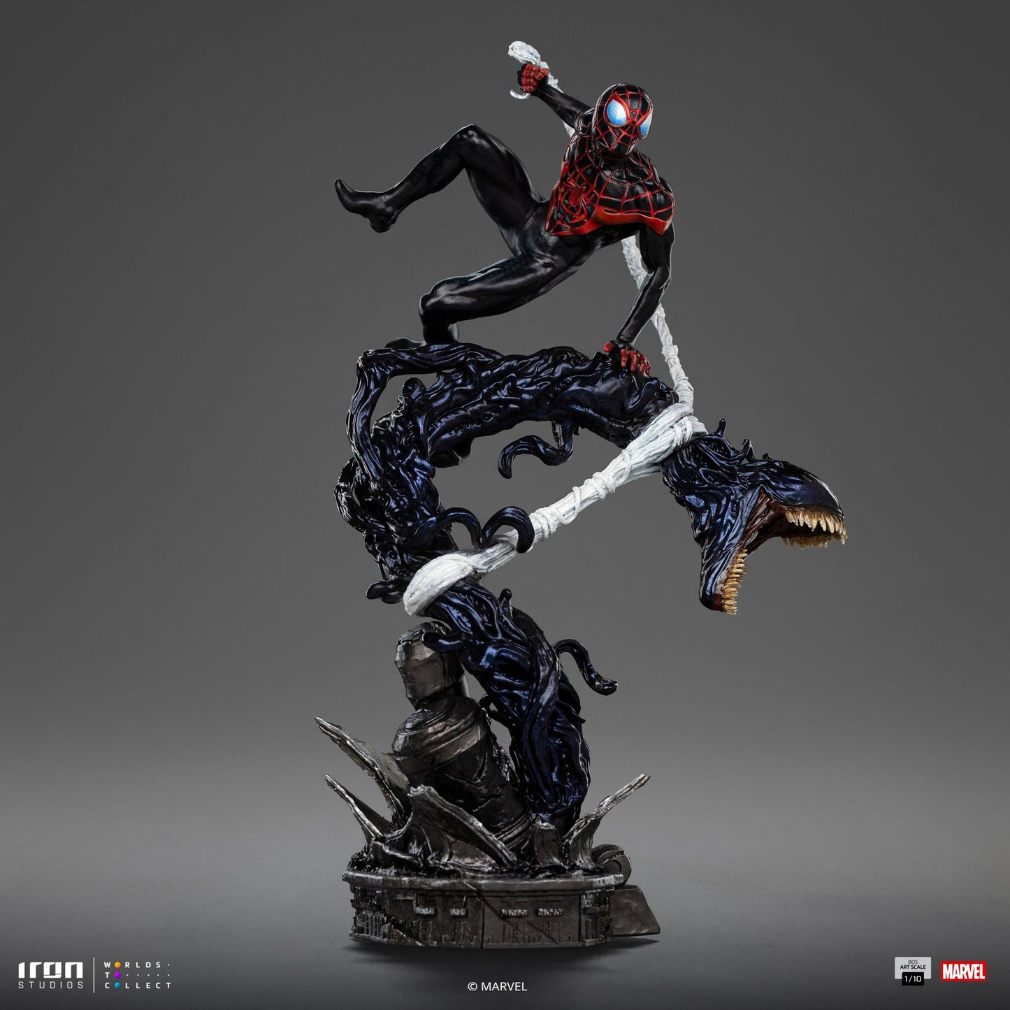 Miles Morales Statue - Spider-Man vs Villains Diorama - BDS Art Scale 1/10 - Marvel Comics