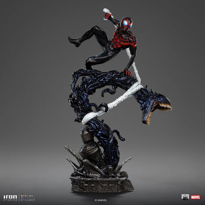 Miles Morales Statue - Spider-Man vs Villains Diorama - BDS Art Scale 1/10 - Marvel Comics