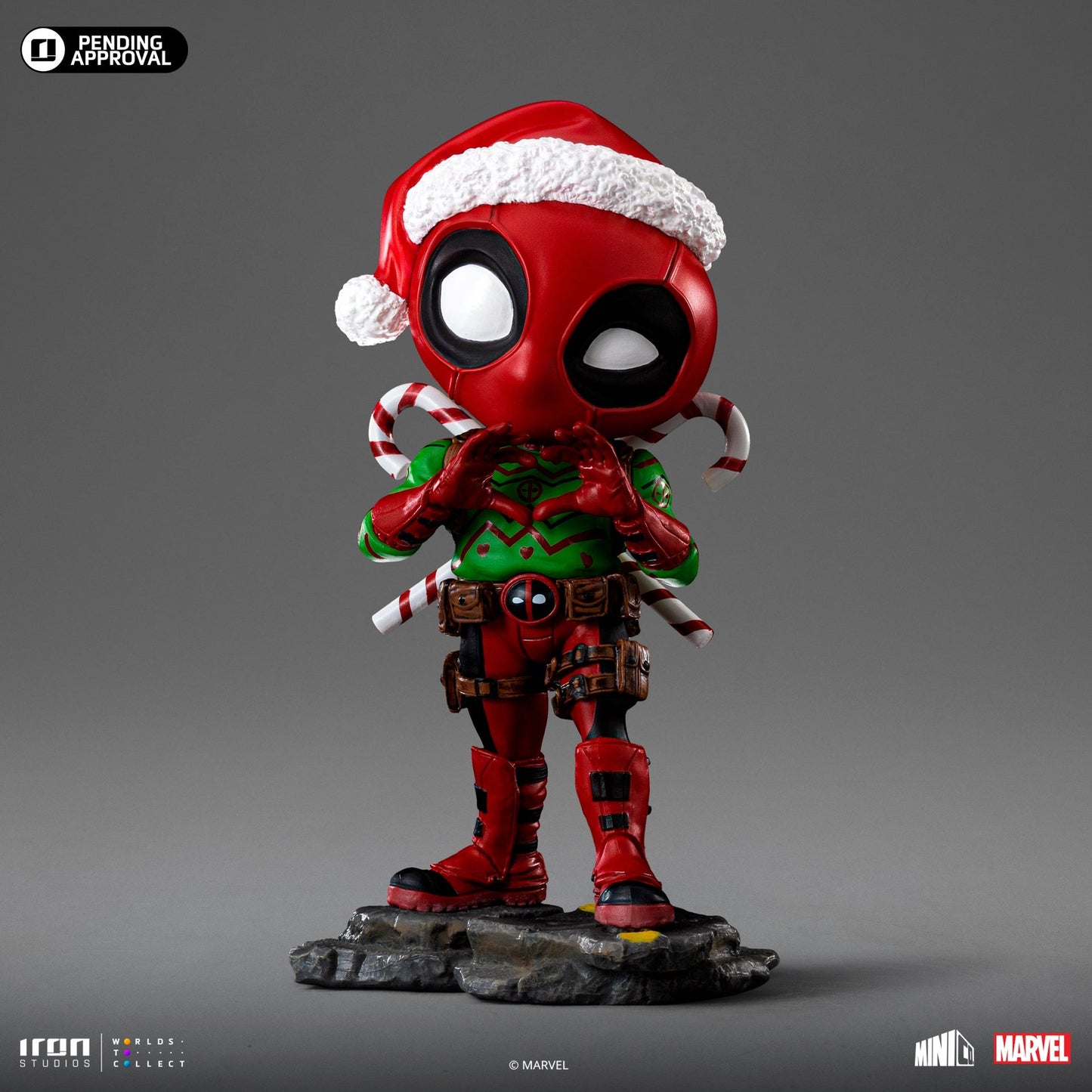 Deadpool (Holiday Version) Figure - Marvel Comics - Mini Co.