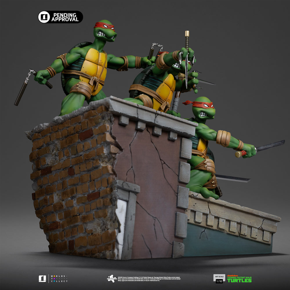 TMNT 1st Cover Set Statue - Teenage Mutant Ninja Turtles - Art Scale 1/10
