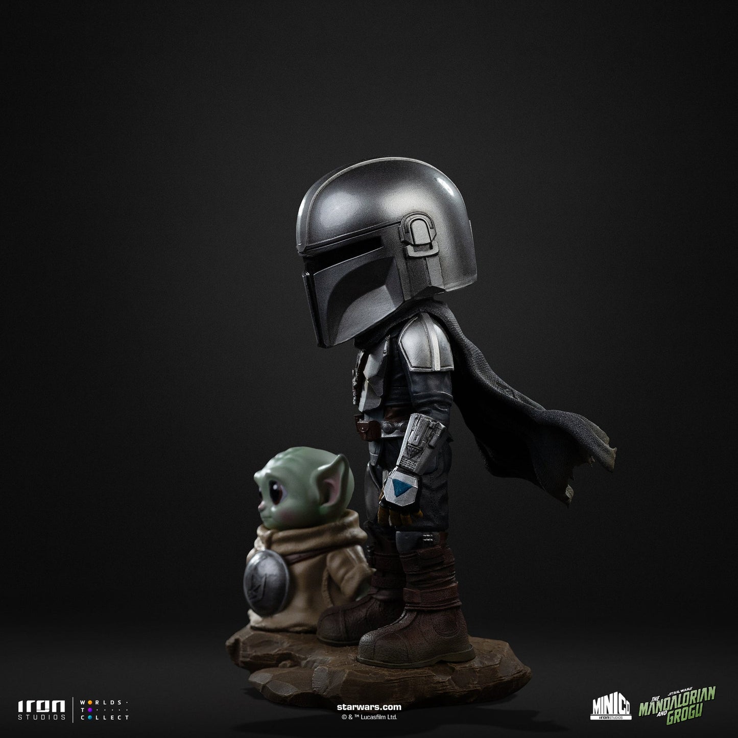 Figurine Mandalorian and Grogu - The Mandalorian - Mini Co. - The Mandalorian & Grogu