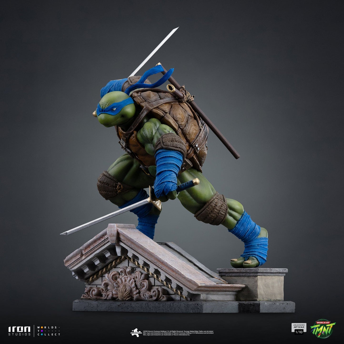 Statue Leonardo entfesselt - Teenage Mutant Ninja Turtles - Art Scale 1/10