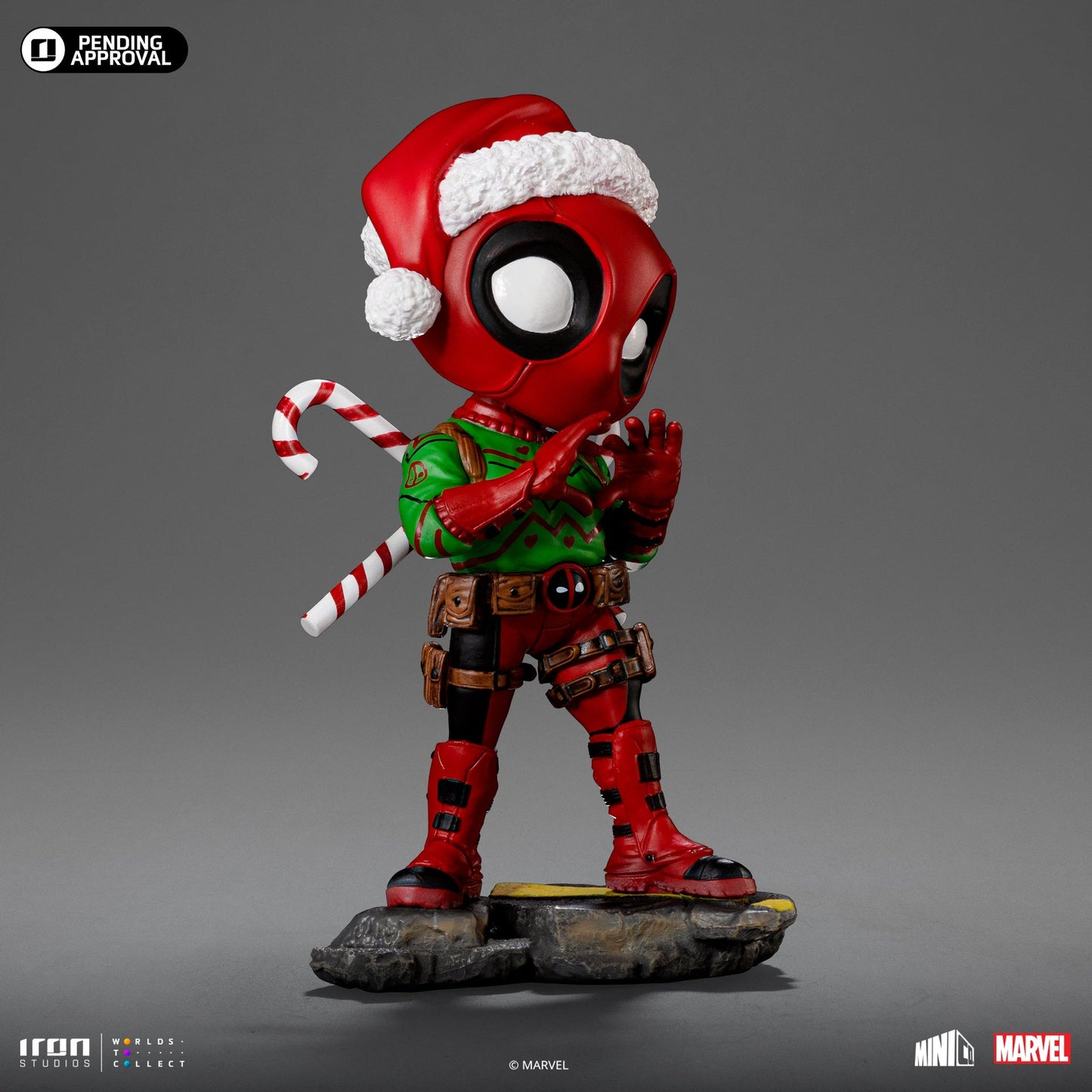 Deadpool (Holiday Version) Figure - Marvel Comics - Mini Co.