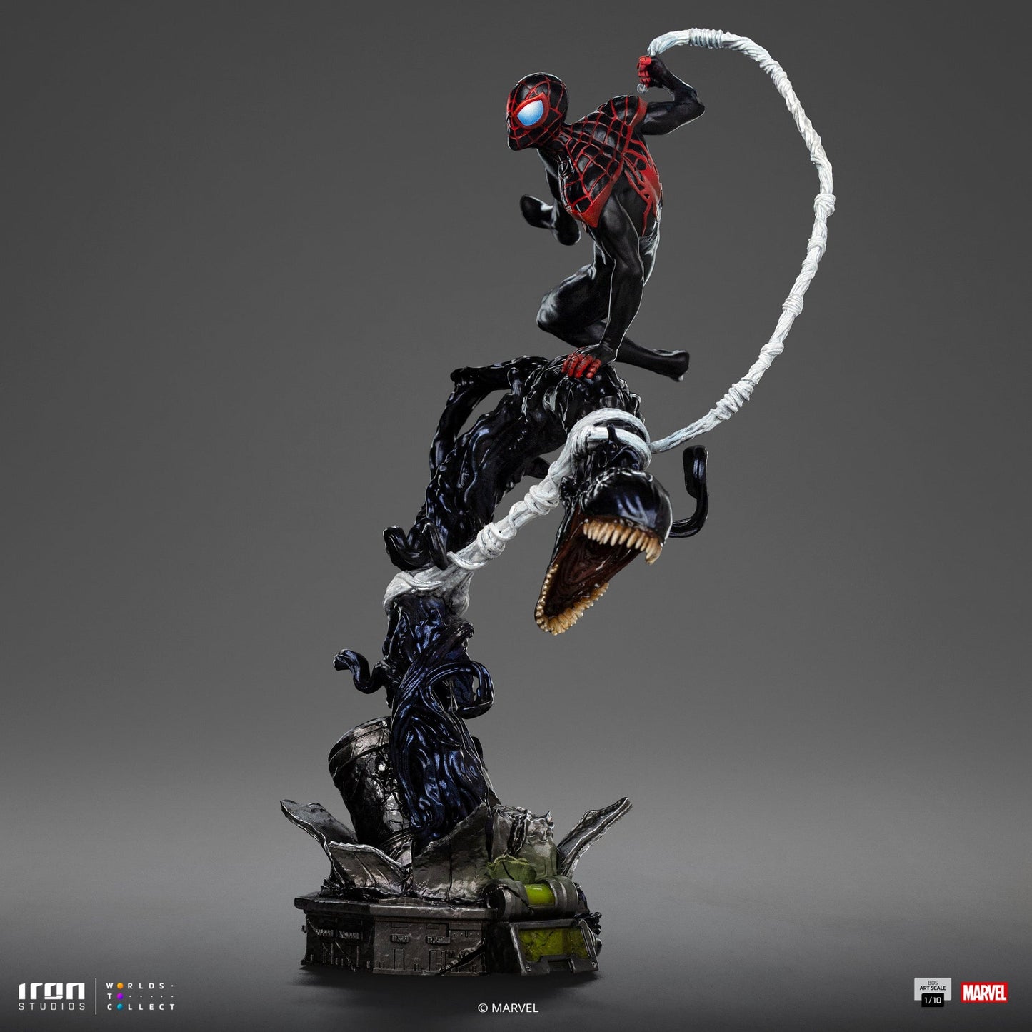 Miles Morales Statue - Spider-Man vs Villains Diorama - BDS Art Scale 1/10 - Marvel Comics
