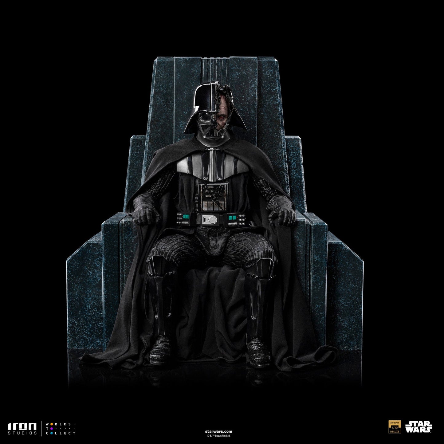 Darth Vader on Throne Statue - Star Wars: Obi-Wan Kenobi Series - Art Scale 1/10