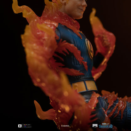 Statue Human Torch (Blue Suit Variant) - Fantastic Four - Art Scale 1/10 - The Fantastic Four