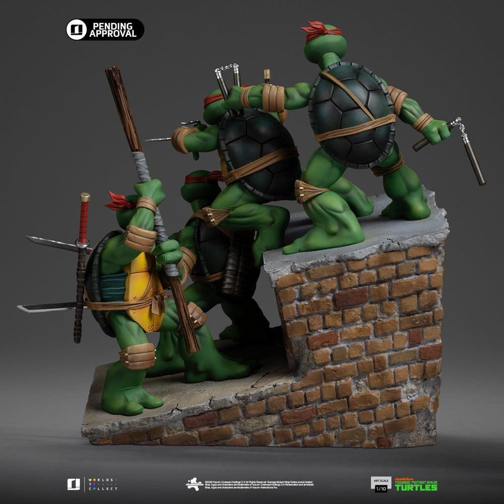 TMNT 1st Cover Set Statue - Teenage Mutant Ninja Turtles - Art Scale 1/10