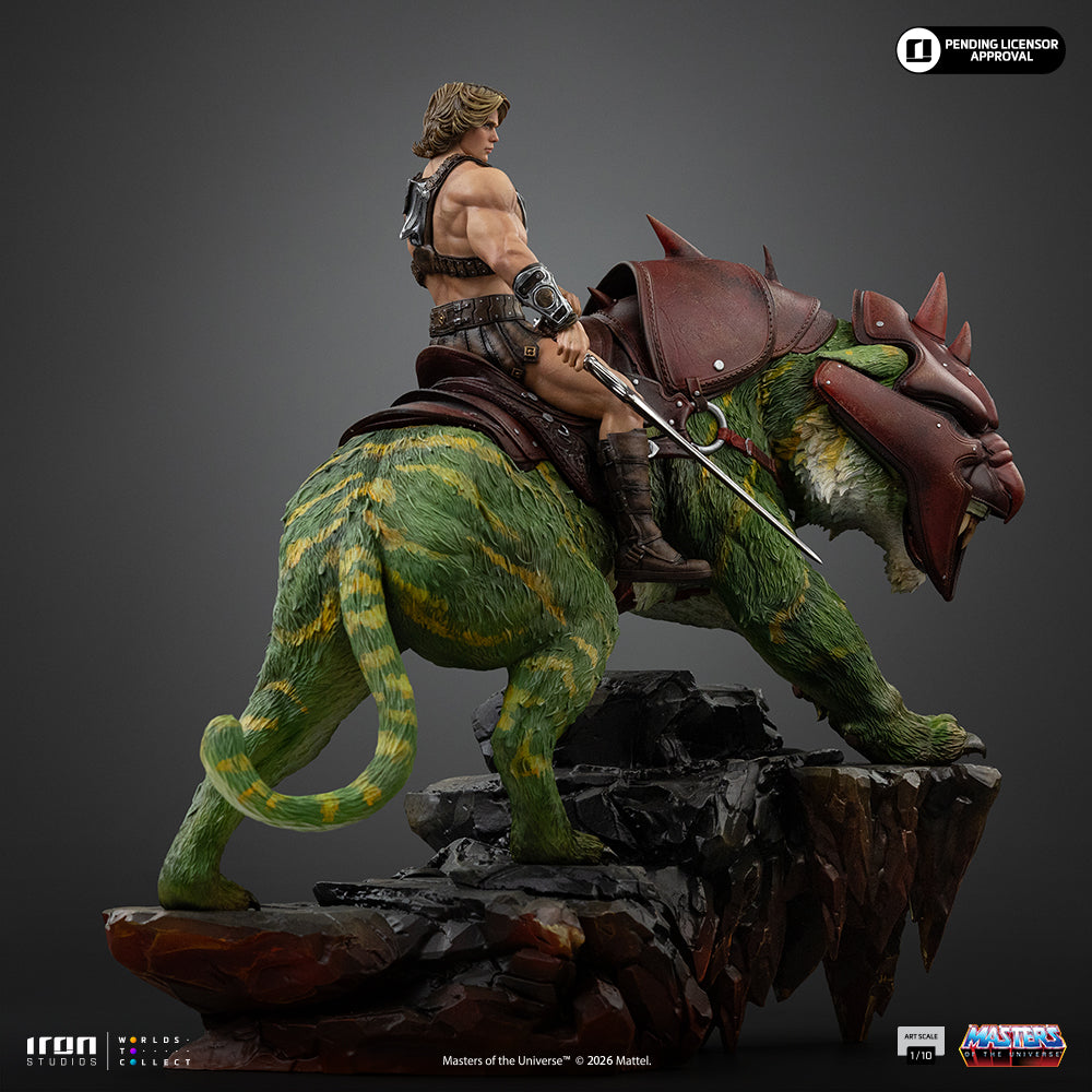 Statue He-Man and Battle Cat - Masters of the Universe Movie - Deluxe Art Scale 1/10