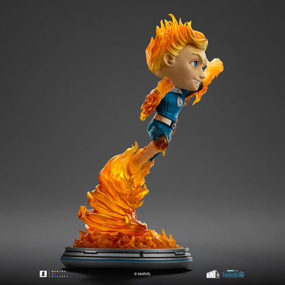 Human Torch (Blue Suit Variant) Figure - Fantastic Four - Mini Co. - The Fantastic Four