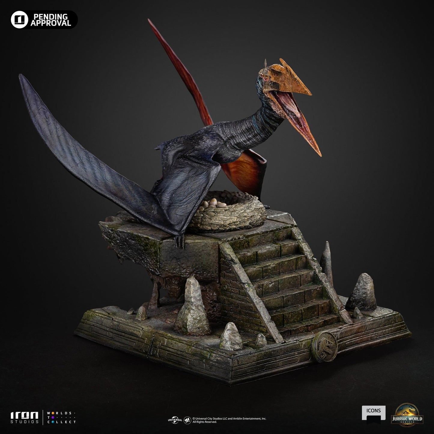 Quetzalcoatlus Statue - Jurassic World: Rebirth - Icons