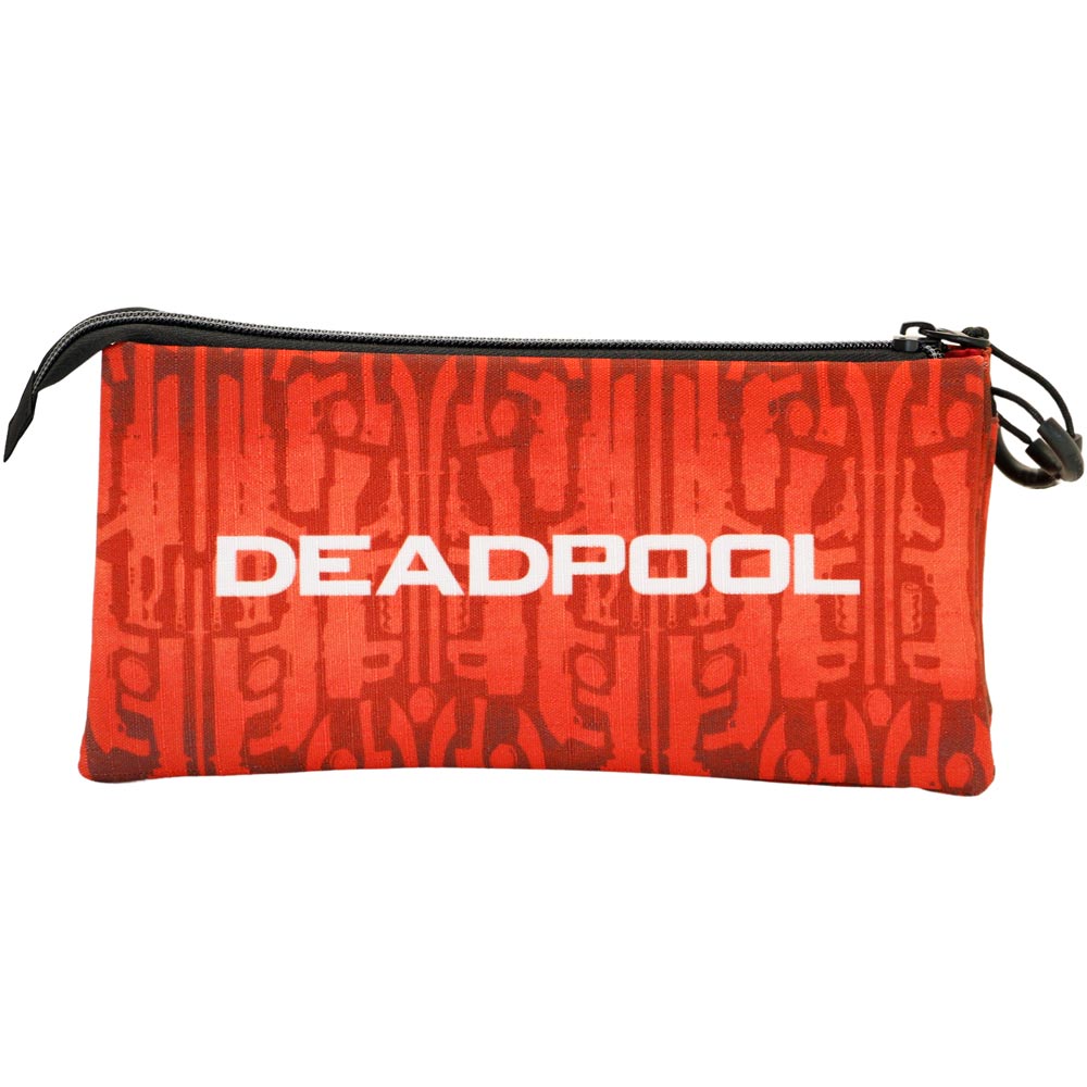 Trousse Triple ECO Marvel « Deadpool Weapons » – Rouge