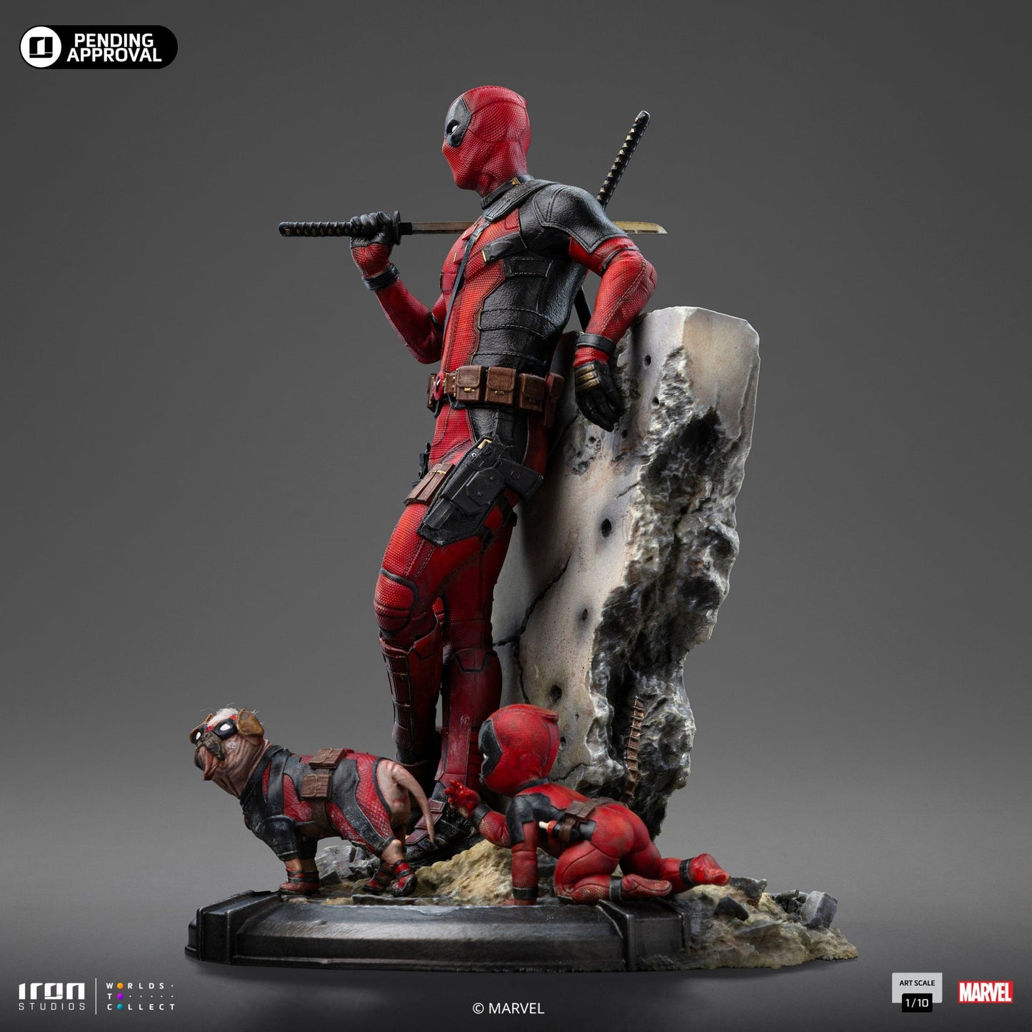 Deadpool Statue - Deadpool & Wolverine - Art Scale 1/10