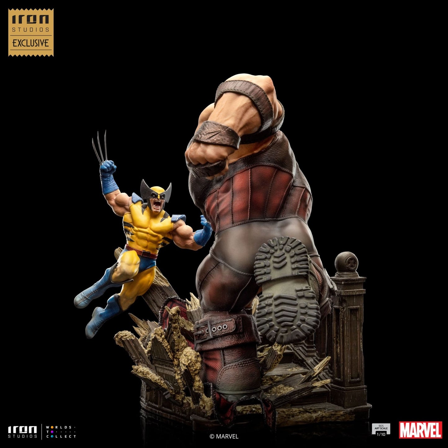 Wolverine vs. Juggernaut Statue - X-Men - Art Scale 1/10 - Marvel Comics