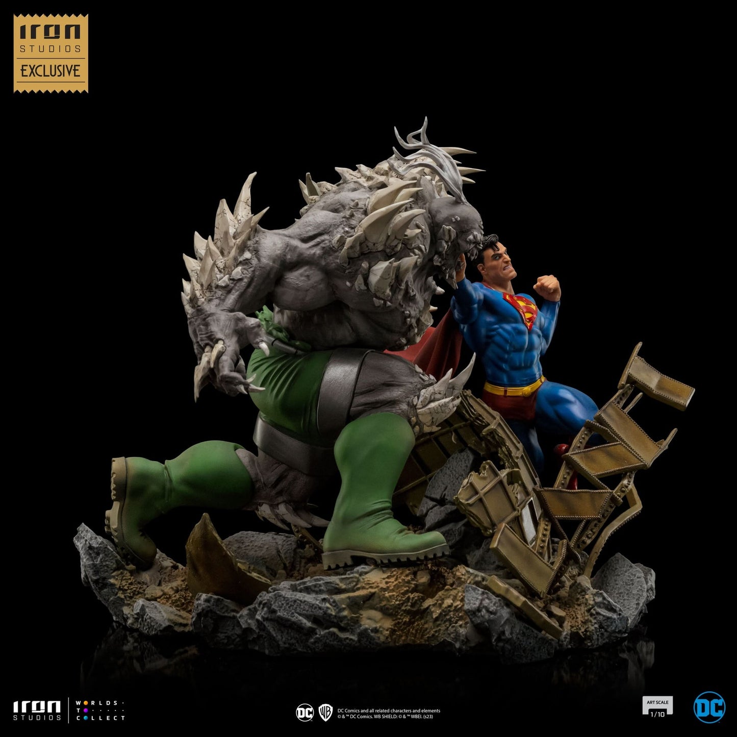 Superman vs Doomsday Statue - DC Comics - Art Scale 1/10 - Justice League