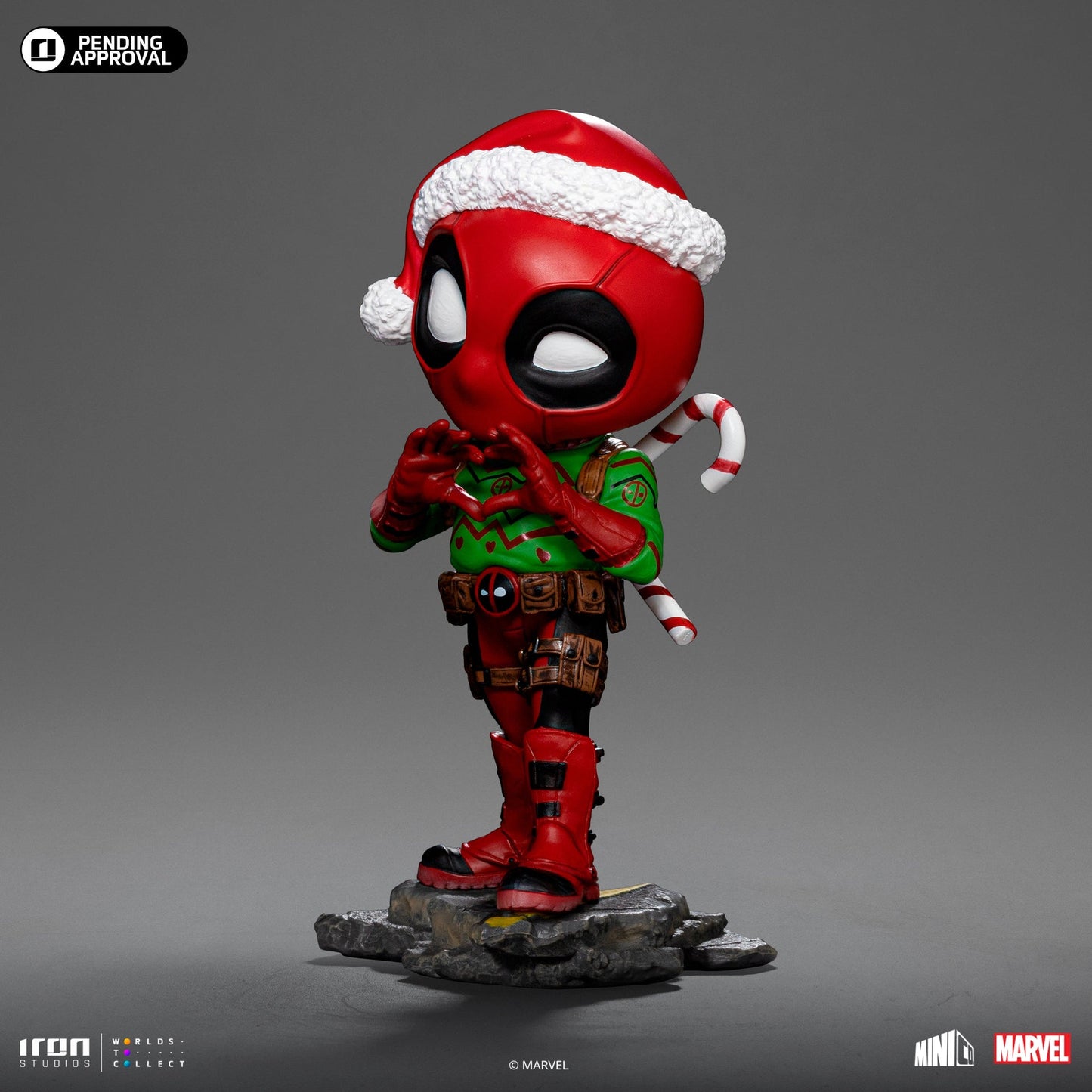 Deadpool (Holiday Version) Figure - Marvel Comics - Mini Co.