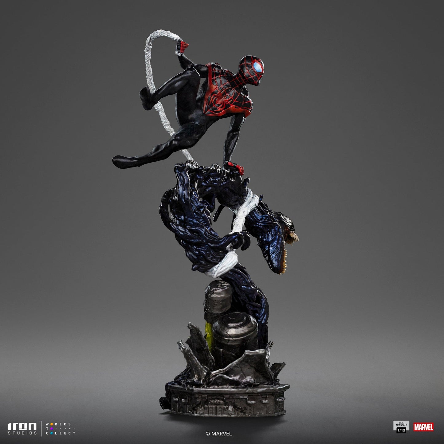 Miles Morales Statue - Spider-Man vs Villains Diorama - BDS Art Scale 1/10 - Marvel Comics