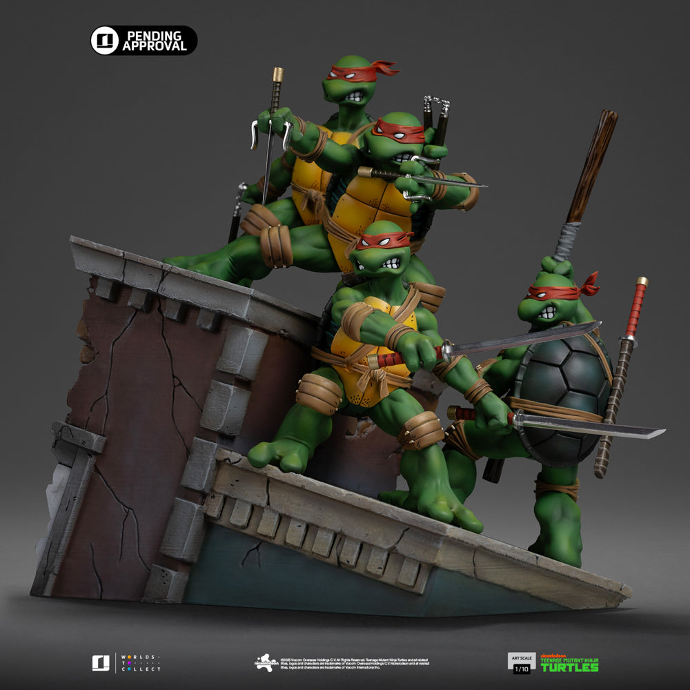TMNT 1st Cover Set Statue - Teenage Mutant Ninja Turtles - Art Scale 1/10