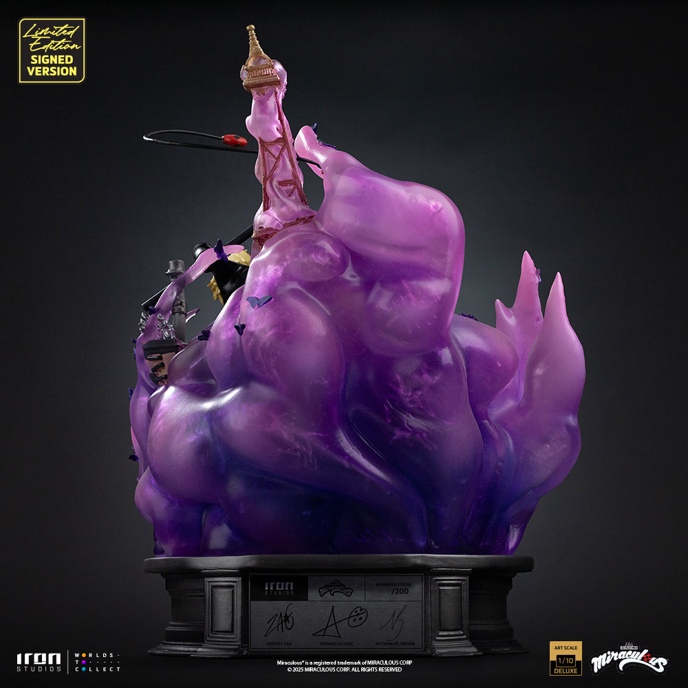 Ladybug and Cat Noir Statue - Miraculous 10th Anniversary Signed Edition - Deluxe Art Scale 1/10