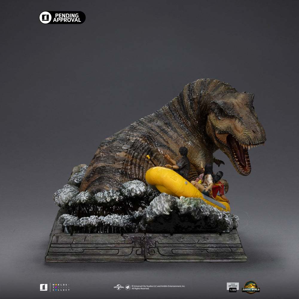 T-Rex River Scene Statue - Jurassic World: Rebirth - Demi Art Scale 1/20