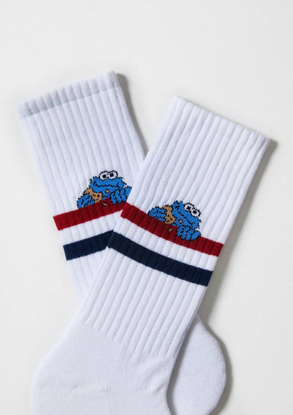 BeSesameStreet Cookie Monster Socks