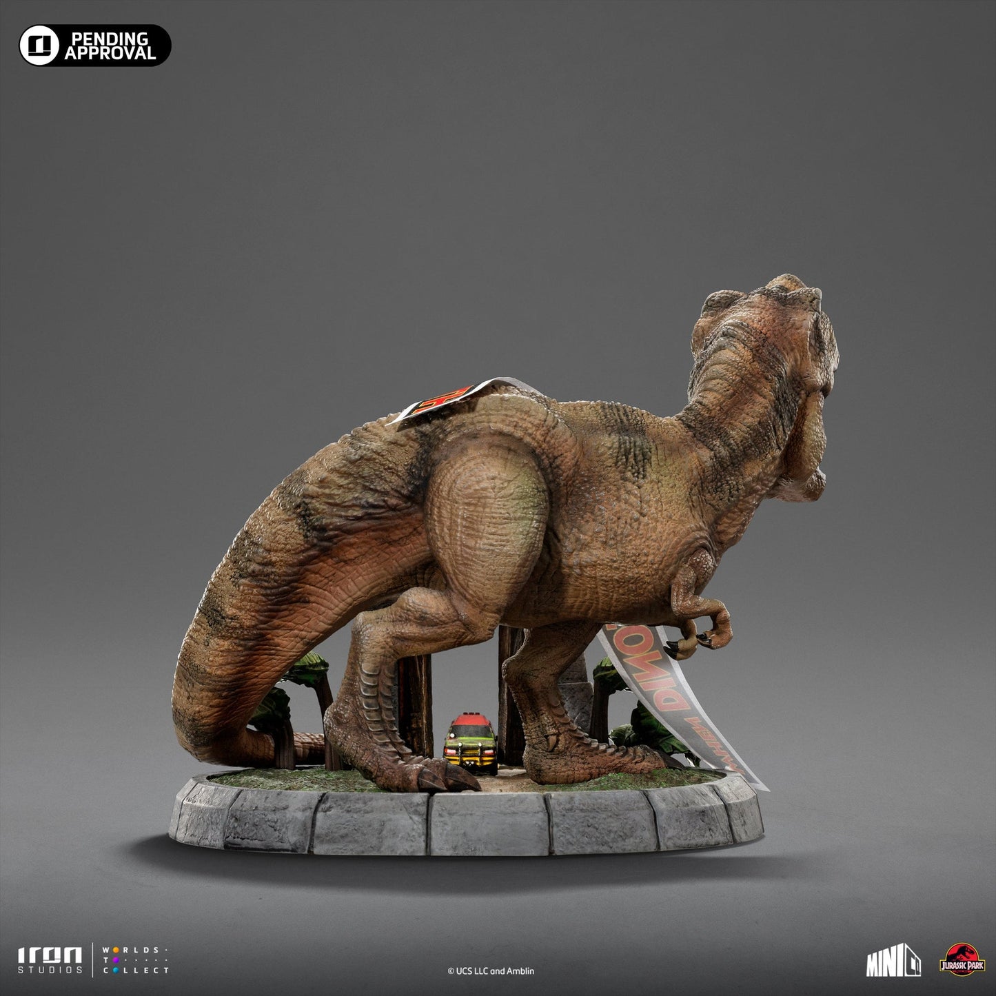 T-Rex Deluxe Figurine - Jurassic Park - Mini Co. - Jurassic World