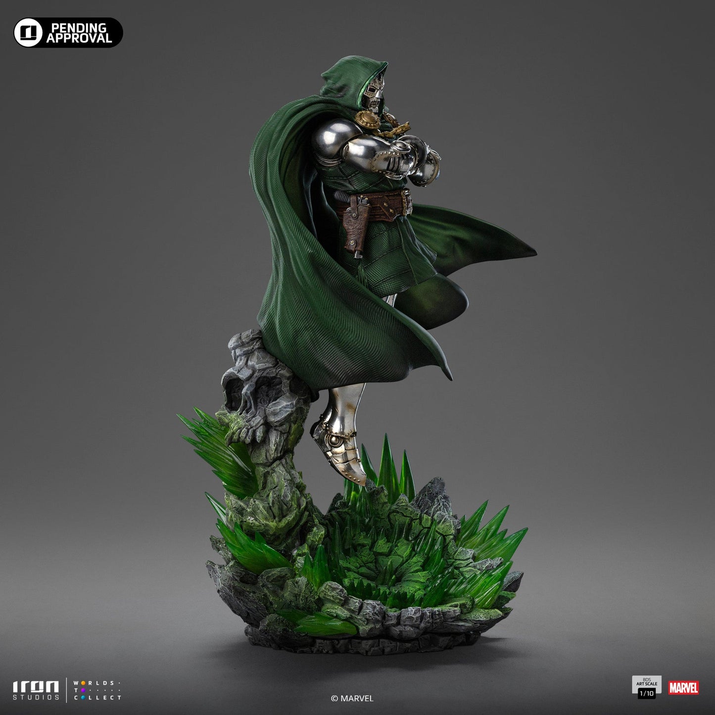 Statue Doctor Doom - Infinity Gauntlet Diorama - Art Scale 1/10 - The Fantastic Four