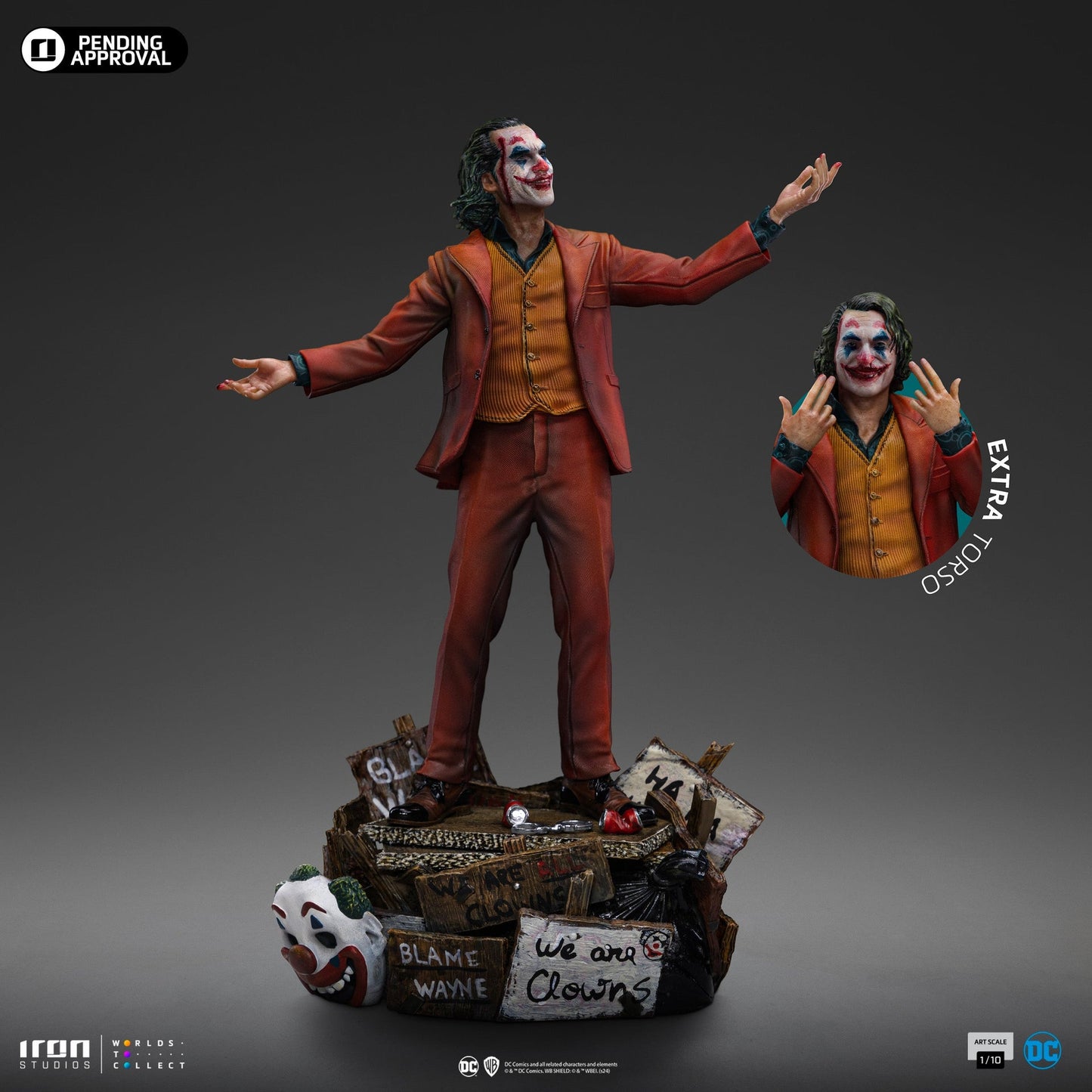 Joker (Arthur Fleck) Statue - Joker - Art Scale 1/10 - DC Comics
