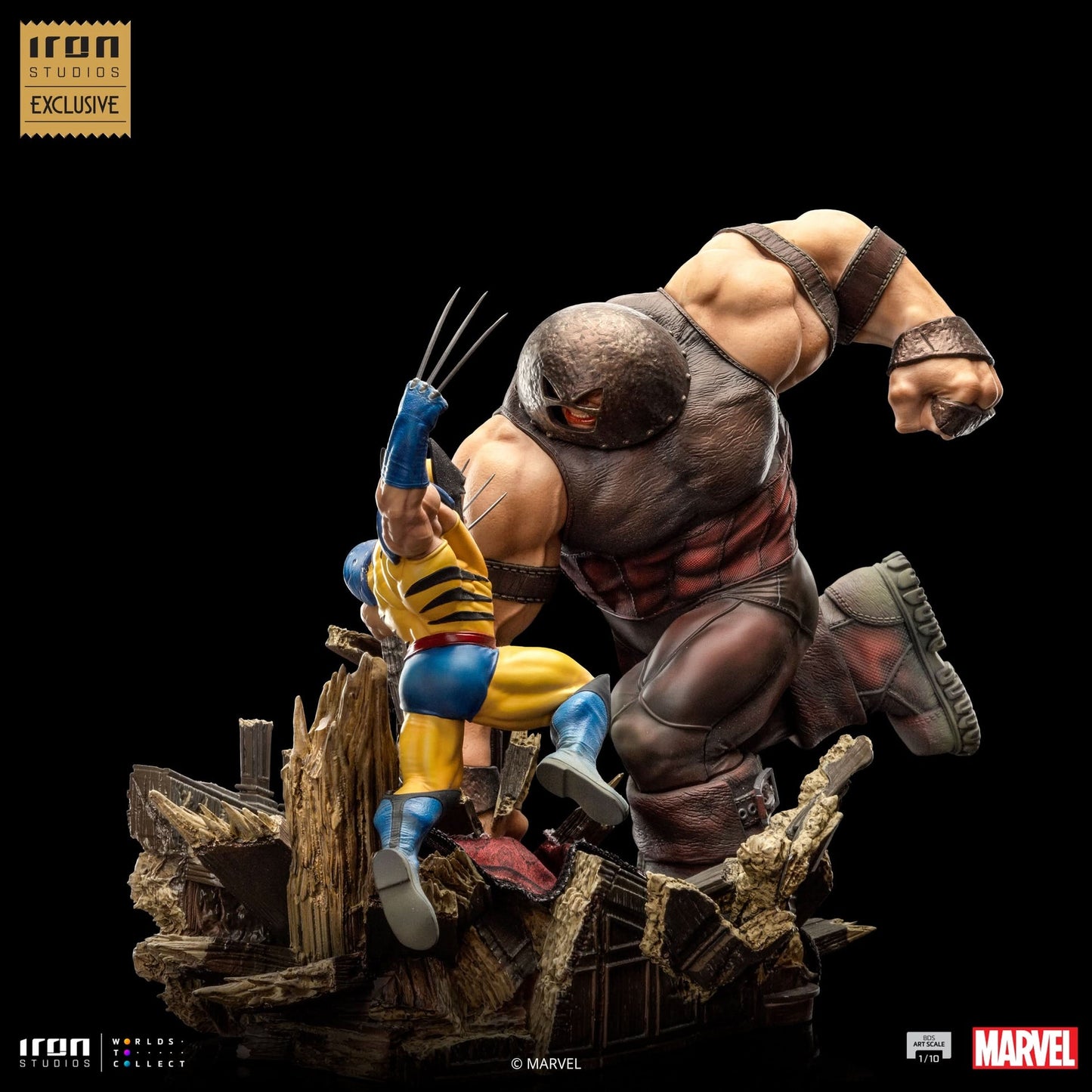 Wolverine vs. Juggernaut Statue - X-Men - Art Scale 1/10 - Marvel Comics