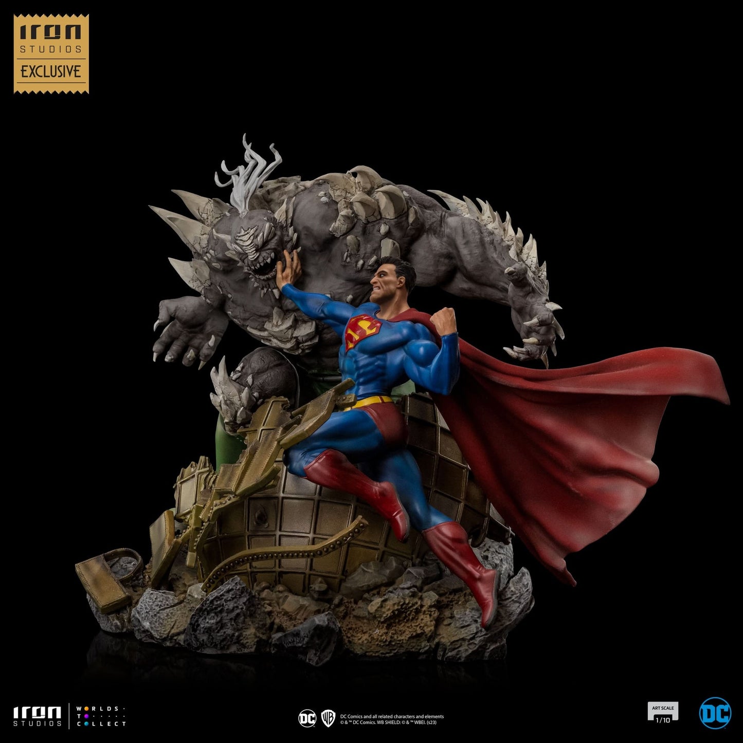Superman vs Doomsday Statue - DC Comics - Art Scale 1/10 - Justice League
