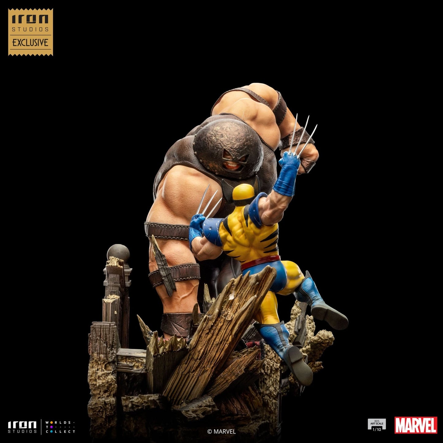 Wolverine vs. Juggernaut Statue - X-Men - Art Scale 1/10 - Marvel Comics