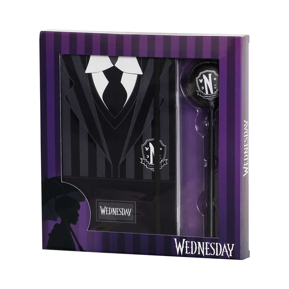 Coffret Journal + Stylo Wednesday « Uniform »