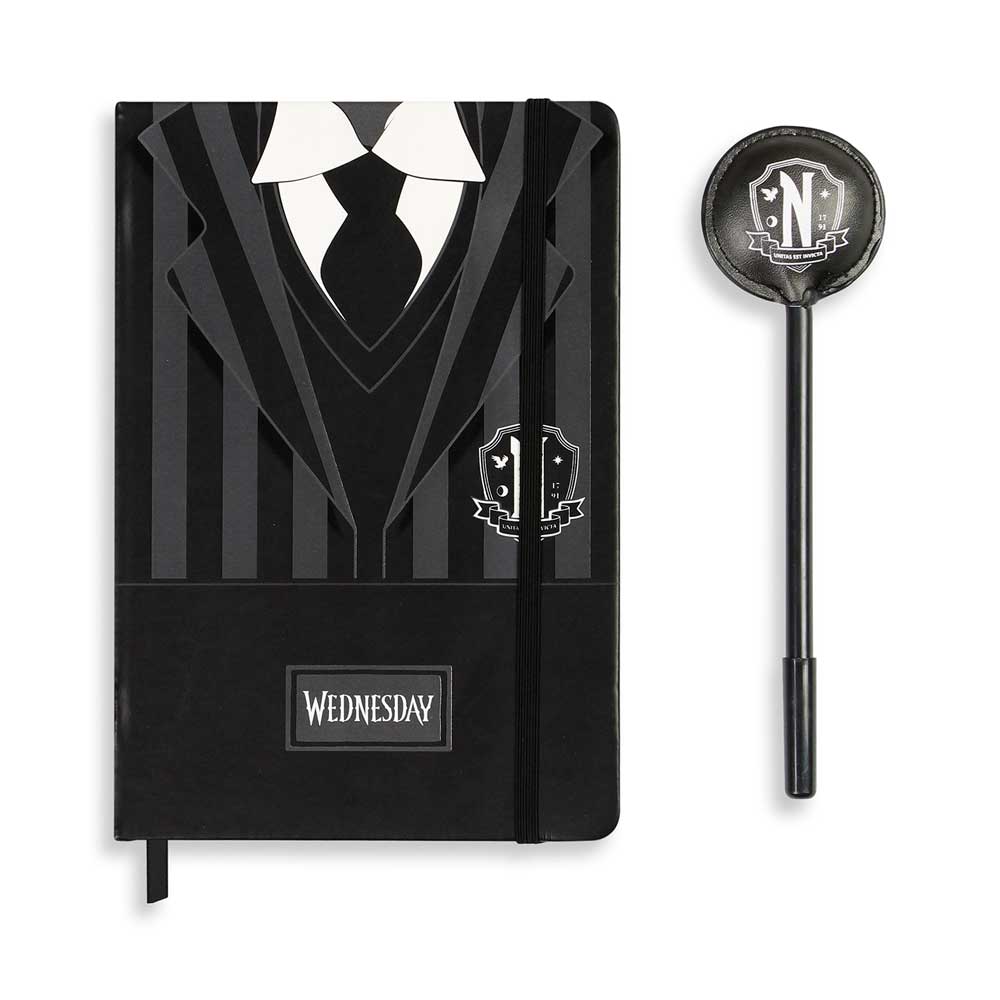 Coffret Journal + Stylo Wednesday « Uniform »