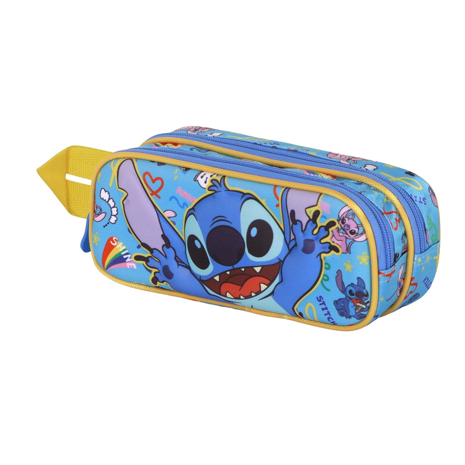 Trousse 3D Double Disney Lilo & Stitch « Hello »
