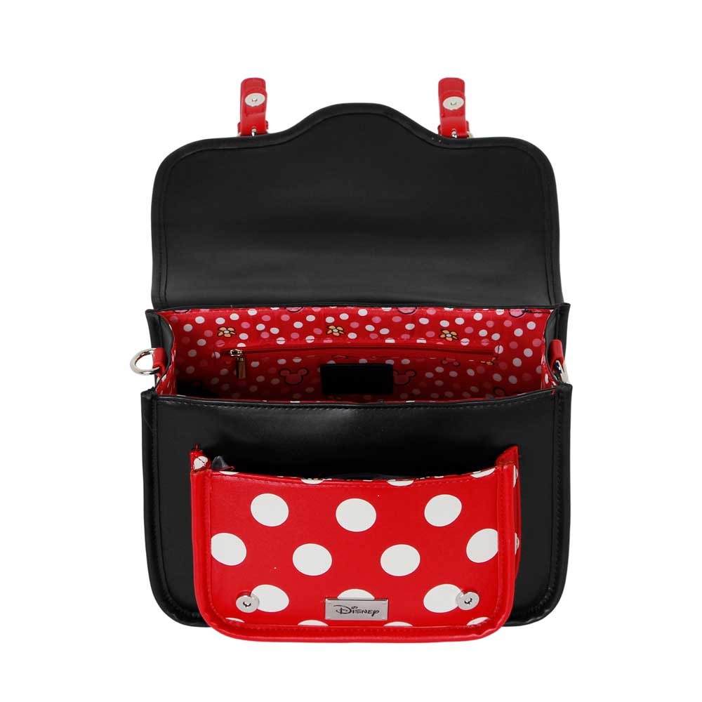 Sac à Bandoulière-Sac à Dos Satchel Disney Minnie Mouse « Face »