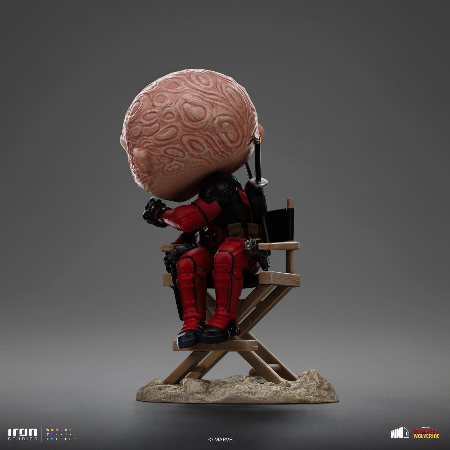 Deadpool, Wolverine and Headpool (Unmasked) Figurine - Deadpool & Wolverine - Mini Co.