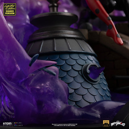 Ladybug and Cat Noir Statue - Miraculous 10th Anniversary Signed Edition - Deluxe Art Scale 1/10