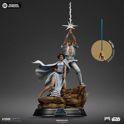 Statue Luke and Leia - Star Wars - Art Scale 1/10