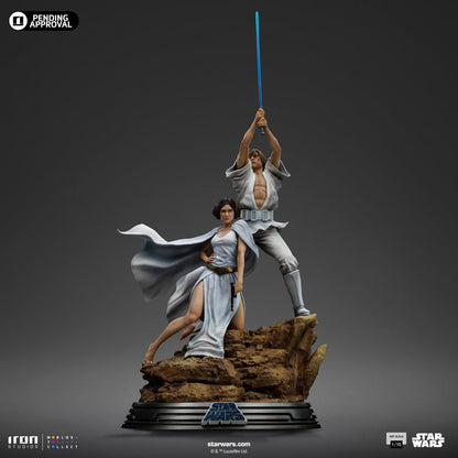 Statue Luke and Leia - Star Wars - Art Scale 1/10