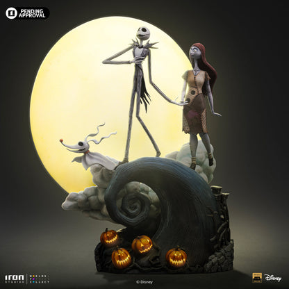 Statue Jack and Sally - Nightmare Before Christmas - Deluxe Art Scale 1/10 - Disney Classics