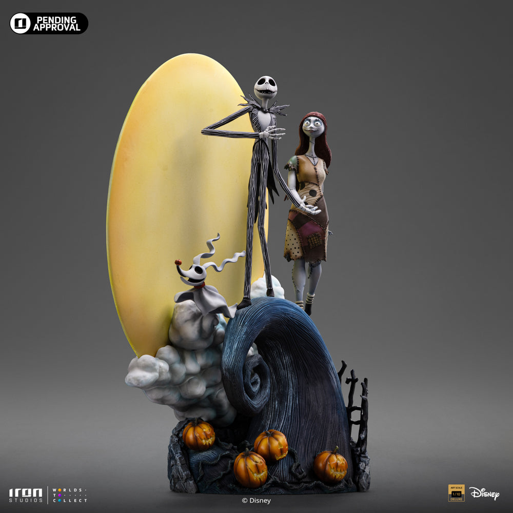 Statue Jack and Sally - Nightmare Before Christmas - Deluxe Art Scale 1/10 - Disney Classics