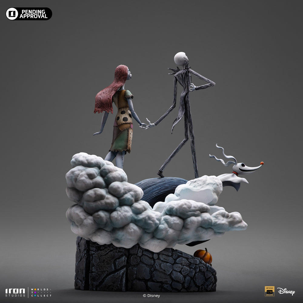 Statue Jack and Sally - Nightmare Before Christmas - Deluxe Art Scale 1/10 - Disney Classics